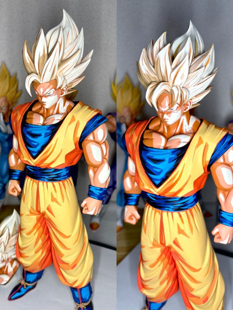 ドラゴンボール孫悟空フィギュア　リペイント　頭パンツ2点、磁石付き　輸送箱付き