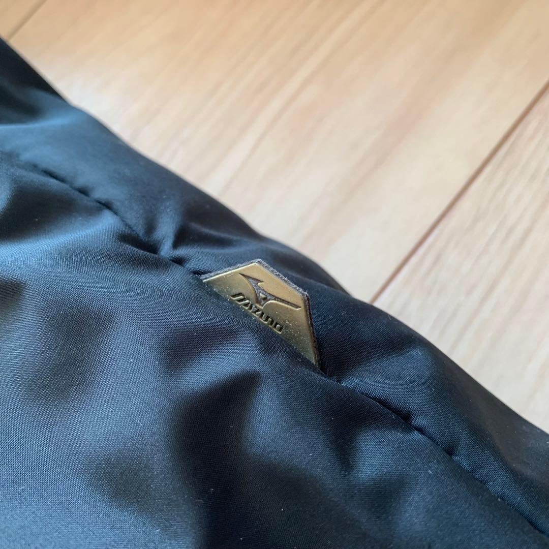 【XL】Mizuno ダウンベンチコート ブラック サイズ表記O