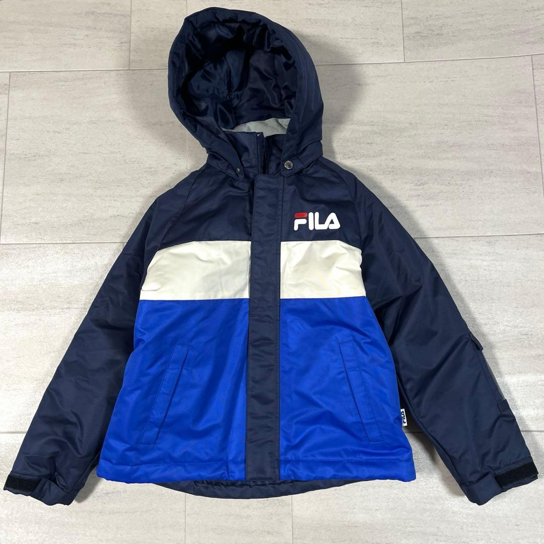 未使用 FILA スキーウェア 130 120 スノーウェア 男の子 ウエア上下