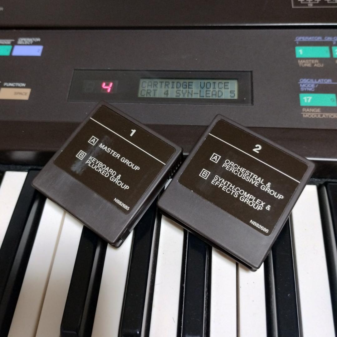 ヤマハ「 ROM 1 & 2 」DATA CARTRIDGE for DX7