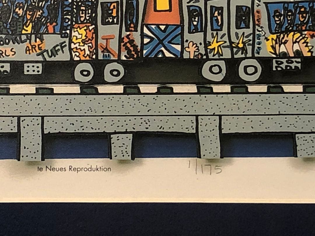 james rizzi ジェームス リジィ 額装ポスター ①