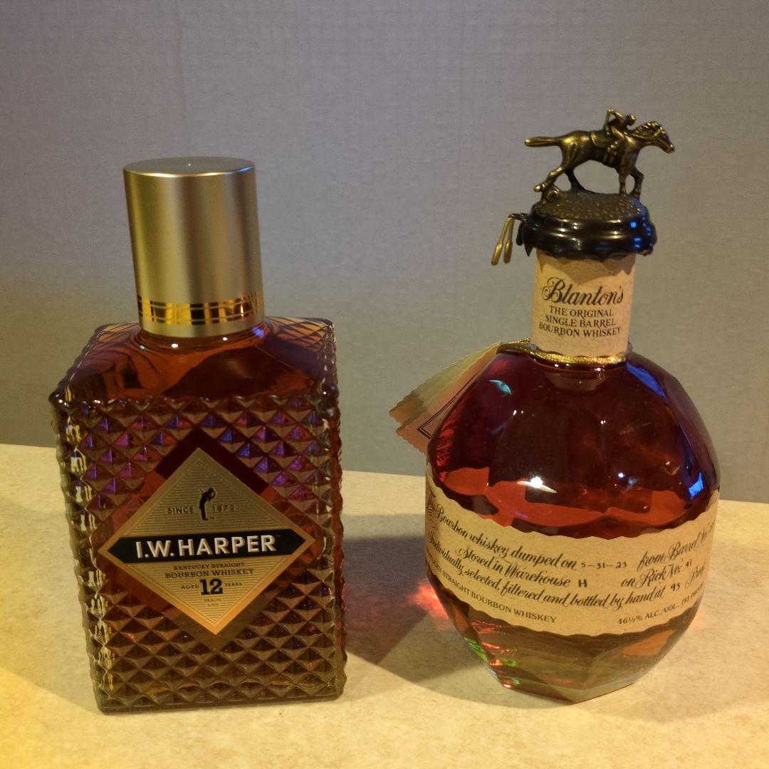 I.W. Harper 12年 & Blanton's セット