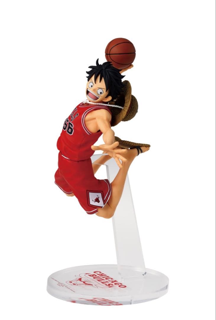 【シカゴ ブルズ】ワンピースベースショップ ルフィ NBA フィギュア