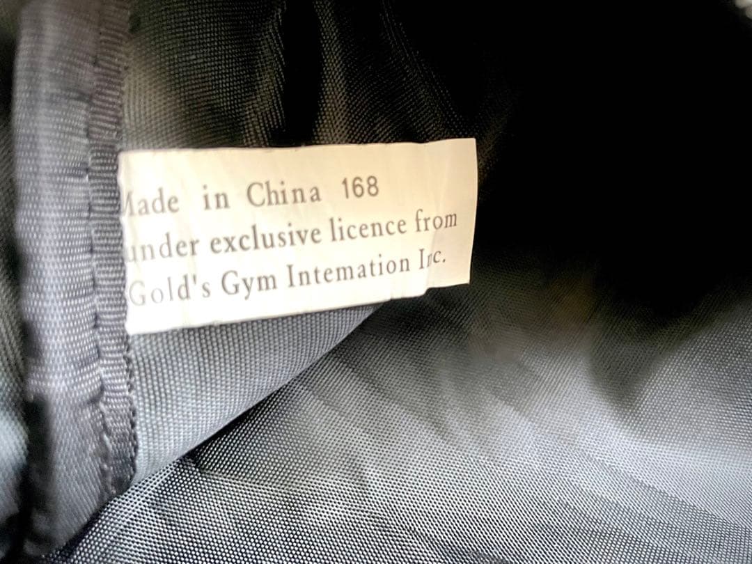 ▼ゴールドジム　ダッフルバッグ　ビンテージ