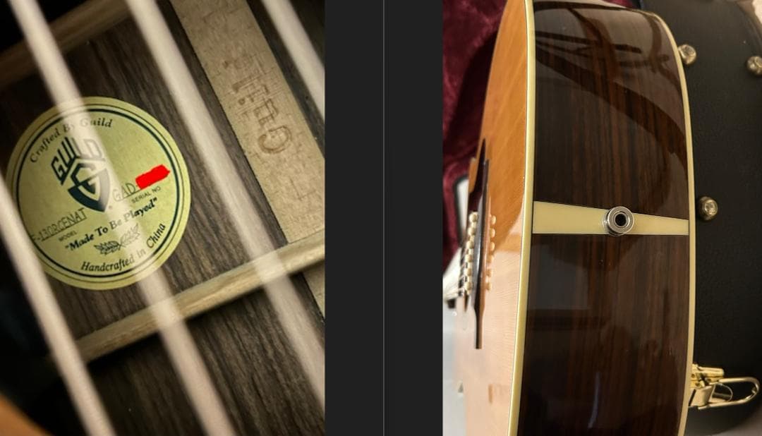 GUILD F-130RCE オール単板　エレアコギター　ケース付