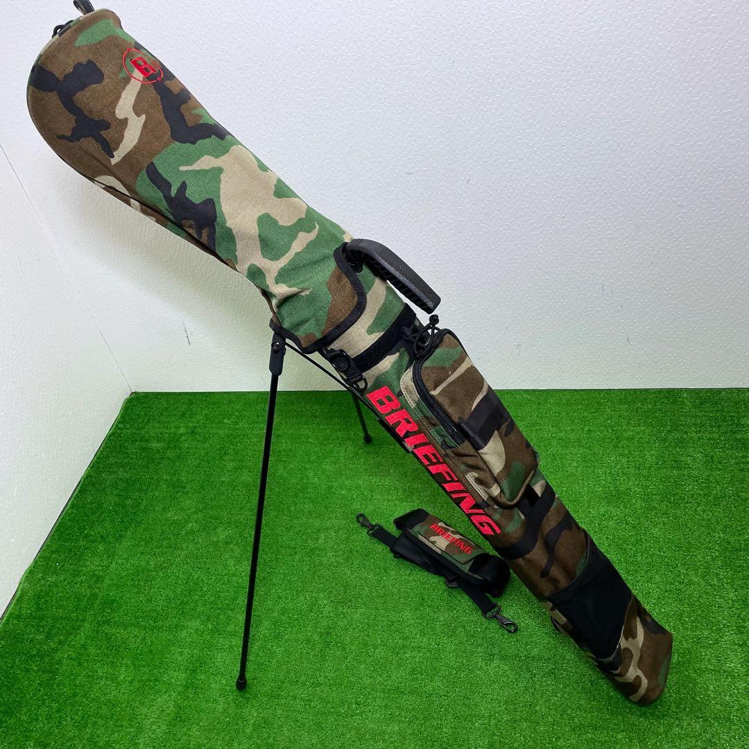 BRIEFING セルフスタンドキャリー カモ 迷彩 展示未使用品 ゴルフバッグ