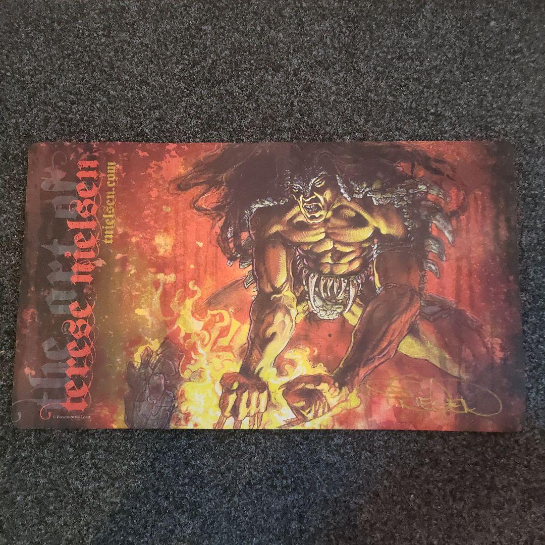 意志の力 プレイマット サイン入り MTG Terese Nielsen