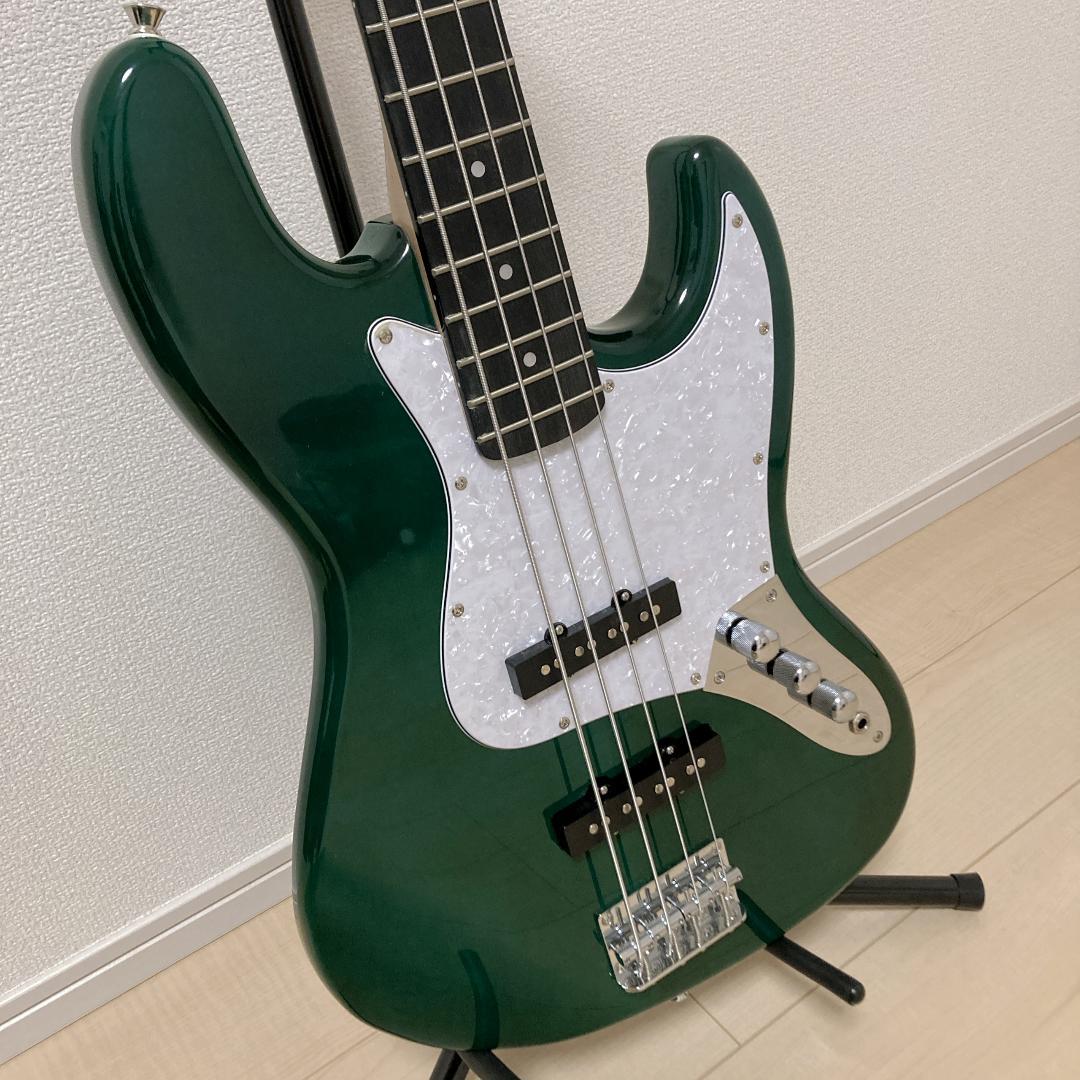 【美品】SELDER JAZZ BASS ジャズベース グリーン エレキ JB