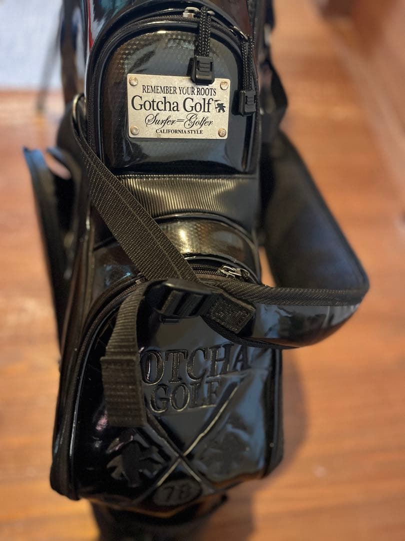 Gotcha Golf スタンド付きゴルフバッグ ブラック
