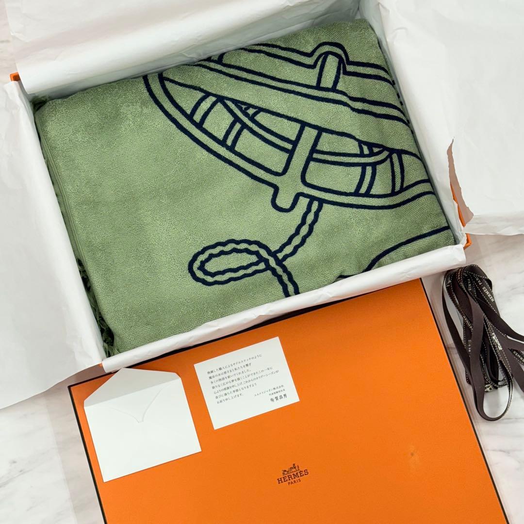 新品未使用　HERMES エルメス 2025年　イヤーズギフト　バスタオル