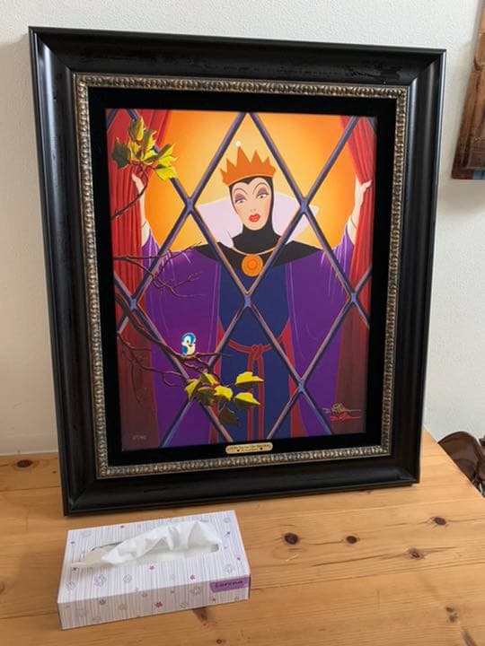 白雪姫　イーヴィルクイーン　絵　ディズニー　アート