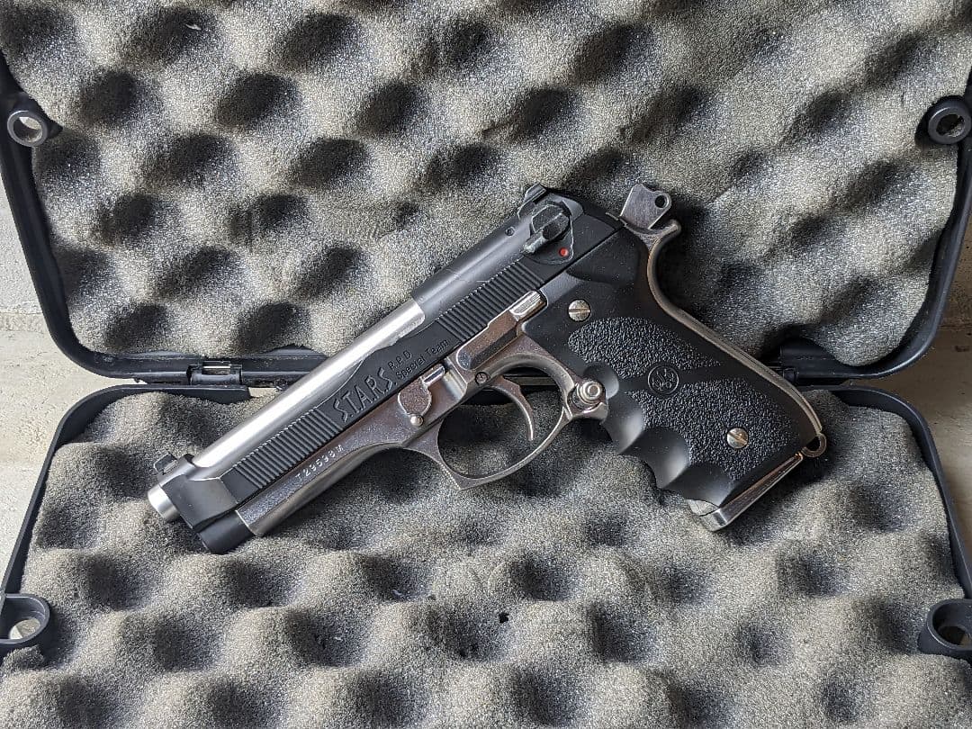 東京マルイ　本体/ベレッタM92F スライド/サムライエッジ　ソフトケース付き！