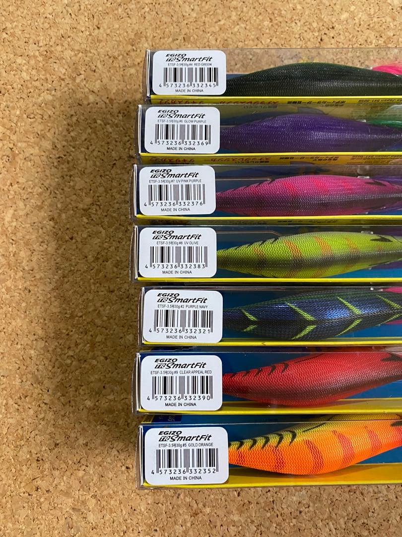 メジャークラフト　餌木蔵TRスマートフィット　7色　エギ蔵TRスマートフィット