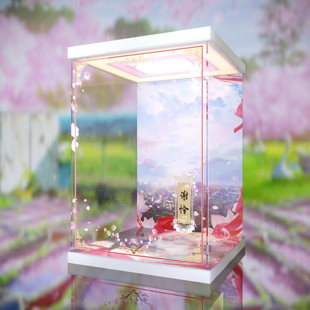 天官賜福　スケールフィギュア　謝怜　太子悦神　特典　フィギュアケース　ライト付き