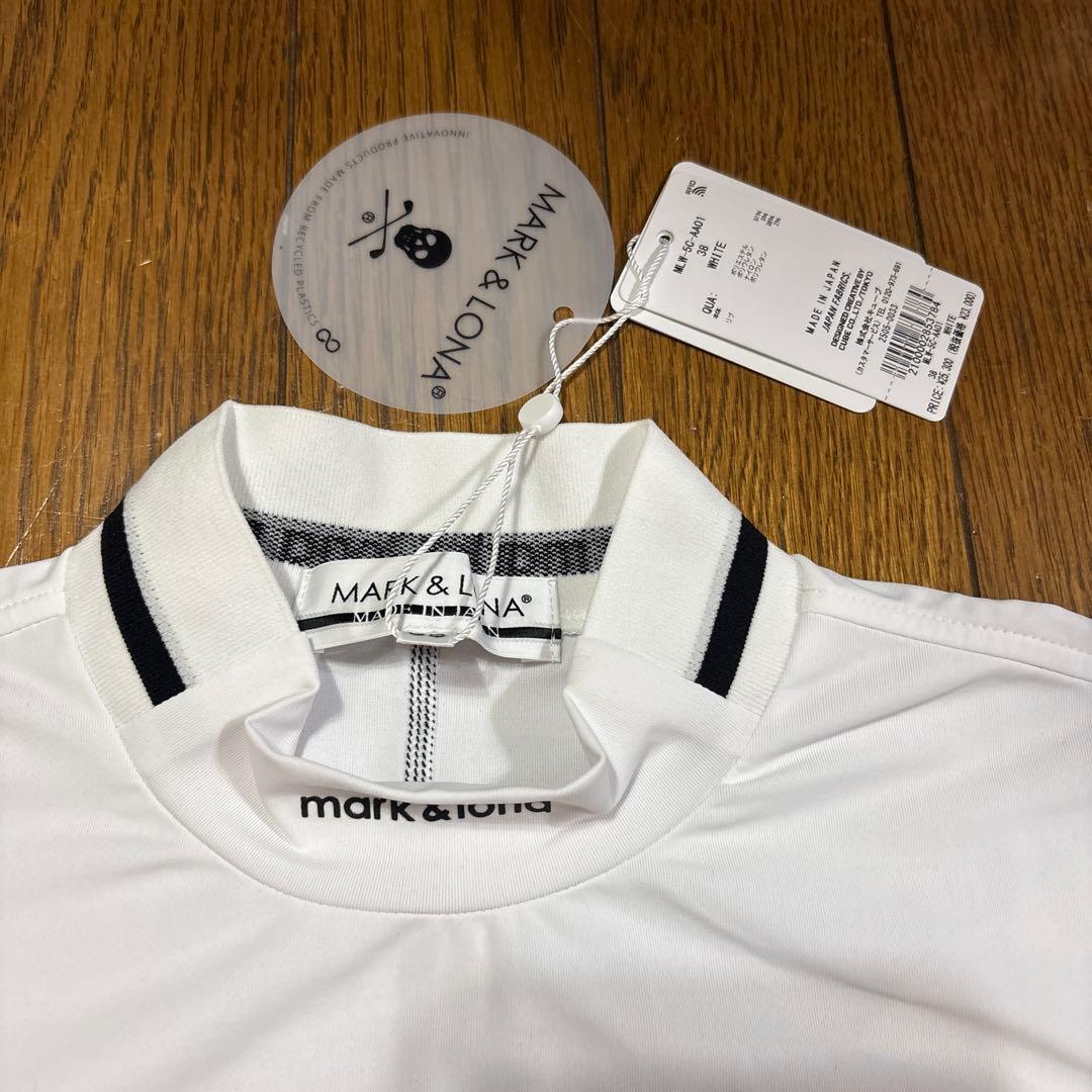 mark&lona レディース ゴルフシャツ ホワイト 新品未使用