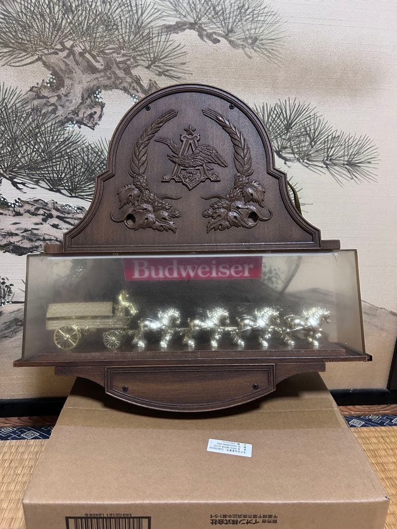 Budweiser バドワイザー　ディスプレイ 　ライト　ランプ　看板