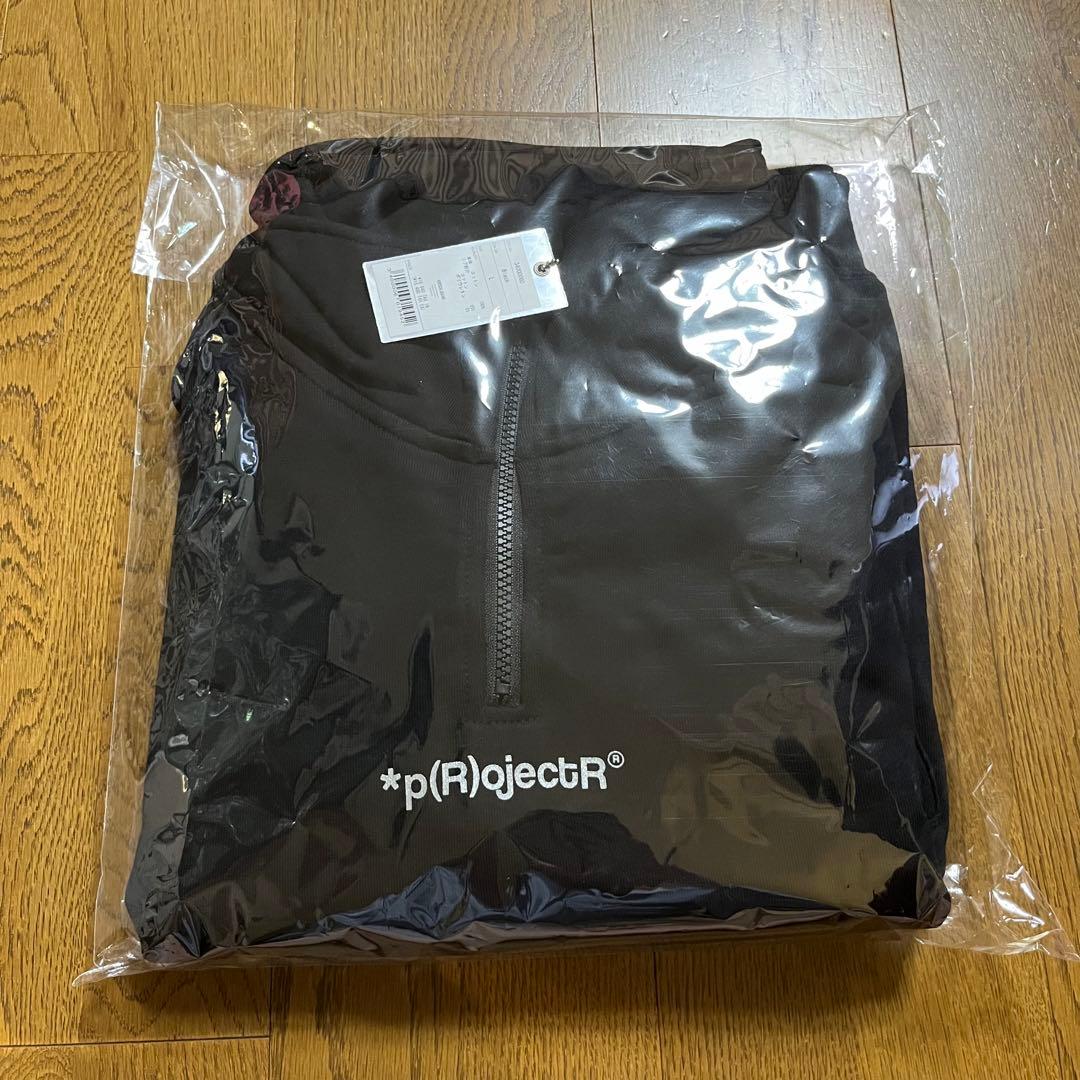 *p(R)ojectR® シルバーロゴ ハーフジップ Lサイズ