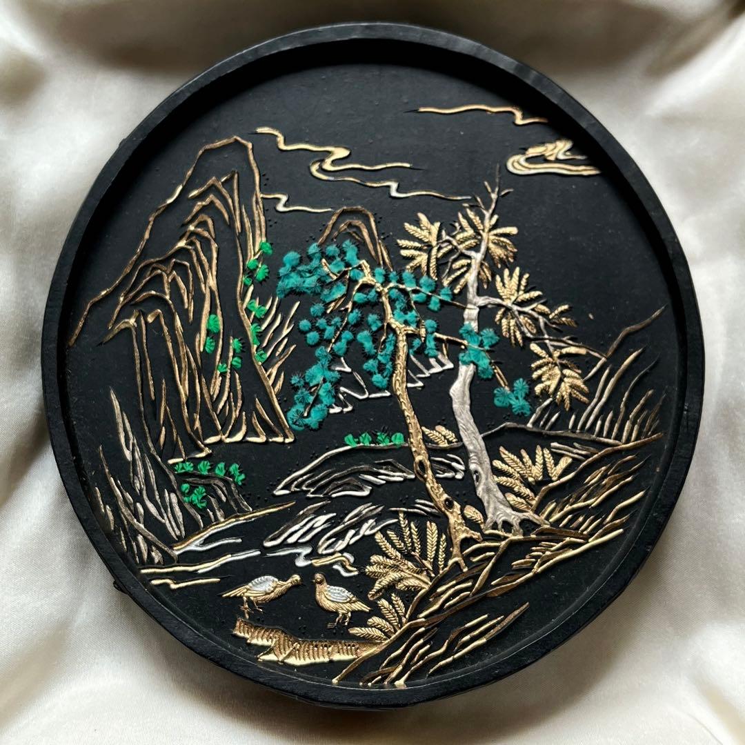 中国古墨　仿古蔵墨　微歓曹素功堯千氏　上海墨廠