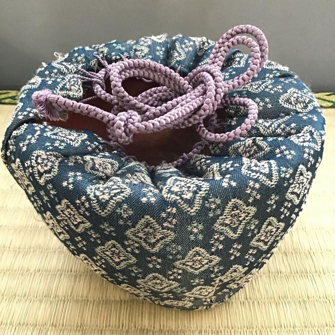 茶道具　火色茶盌　銘　大原路ト号　山田健吉作　妙玄斎書付　栞　共箱　S269CW