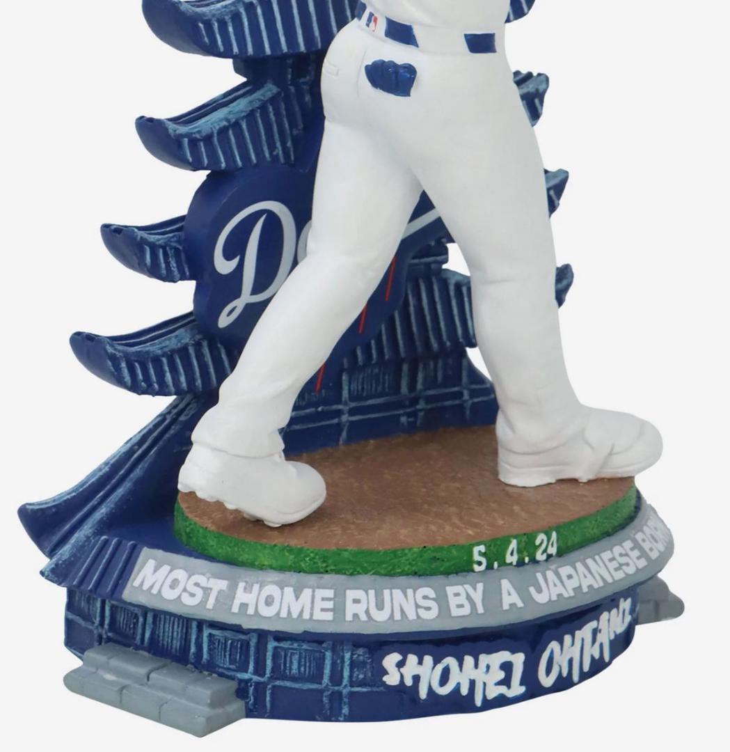 大谷翔平　ボブルヘッド ドジャース　日本生まれ選手最多本塁打記念　324個限定