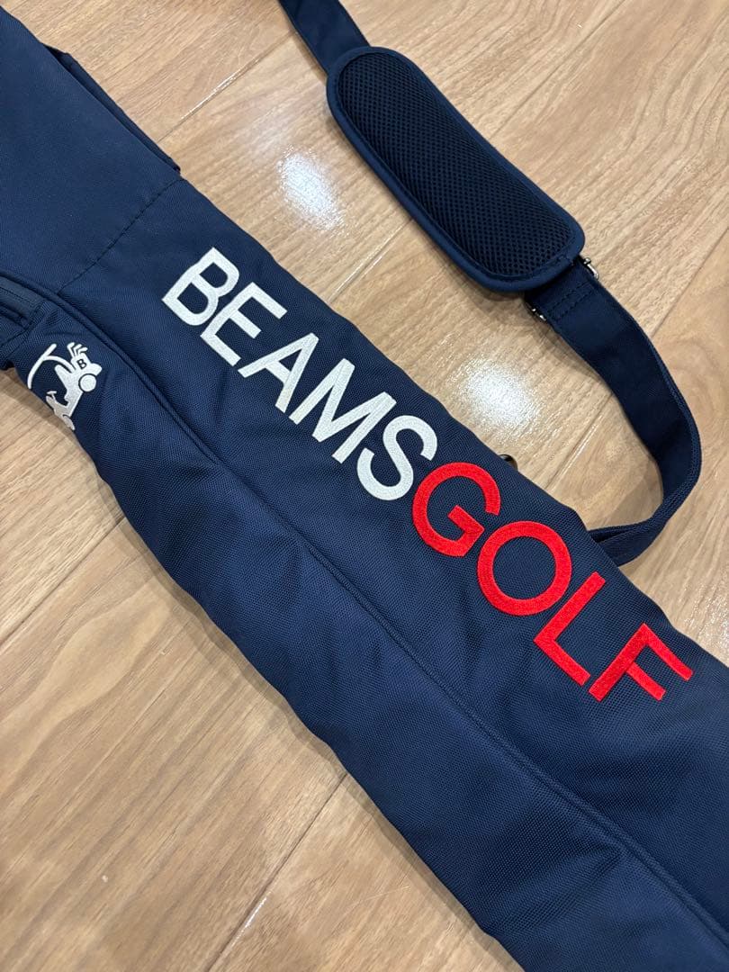 【美品】BEAMS GOLF ゴルフクラブケース ネイビー