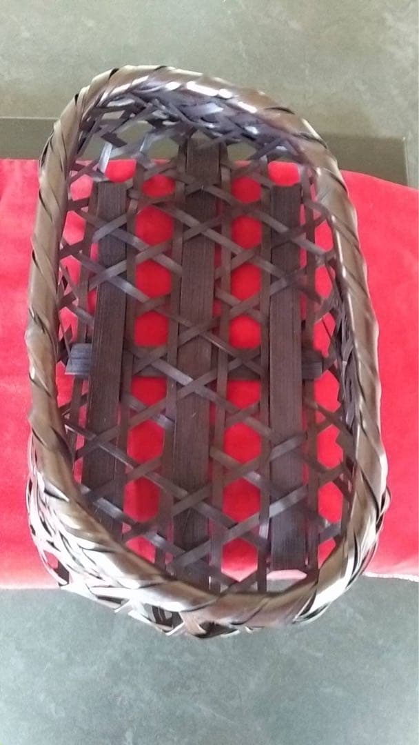 竹細工　花籠　花器　華道　竹籠　古民具　古道具　茶道具