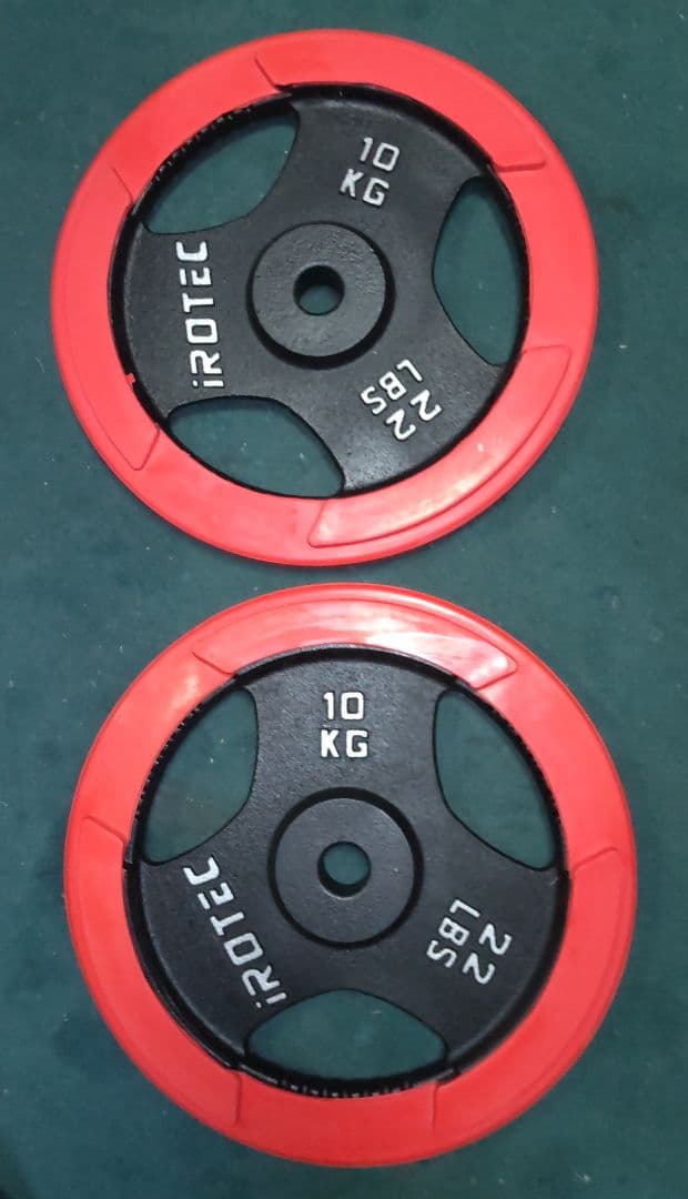 美品 アイロテック 10kgプレート2枚