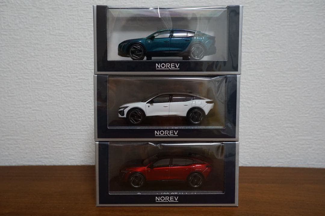 NOREV Peugeot 408 GT Hybrid ミニカー 3台セット