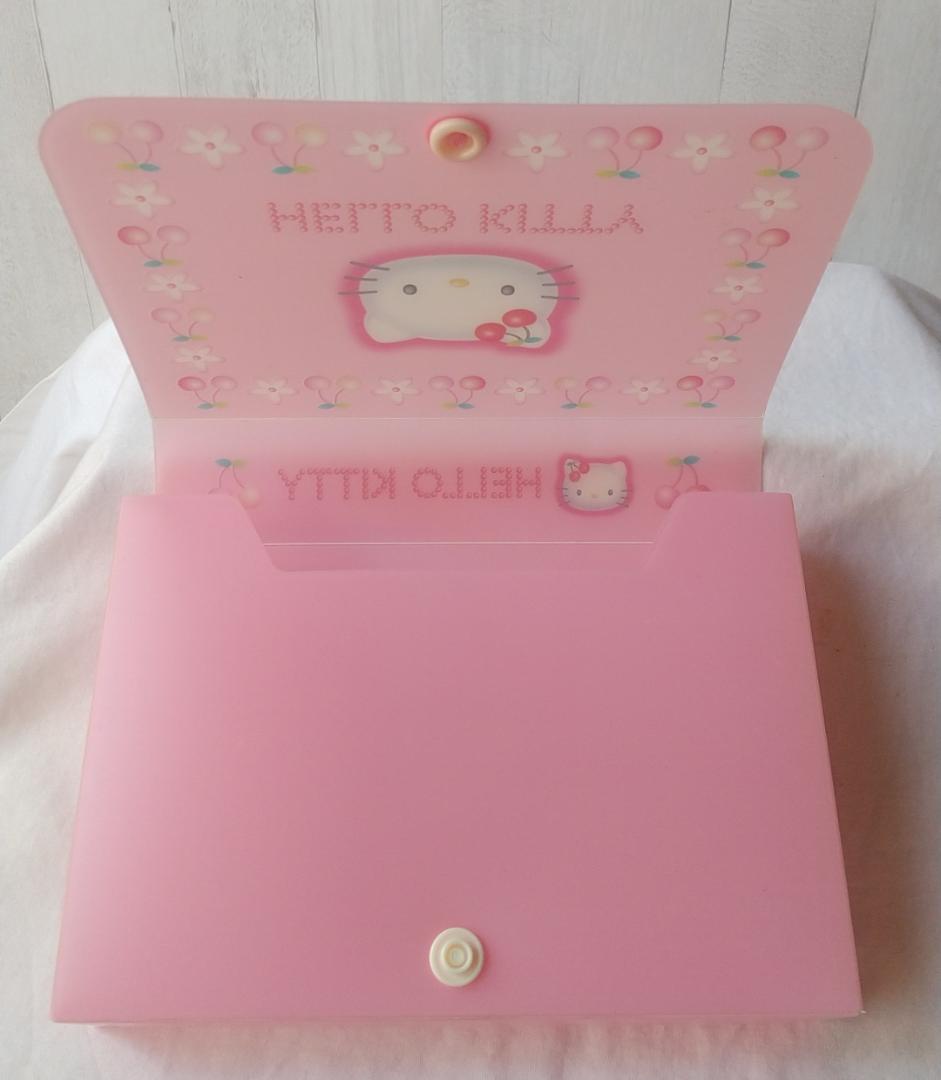 キティ　ケース　ティッシュカバー　ピルケース　さくらんぼ　レトロ