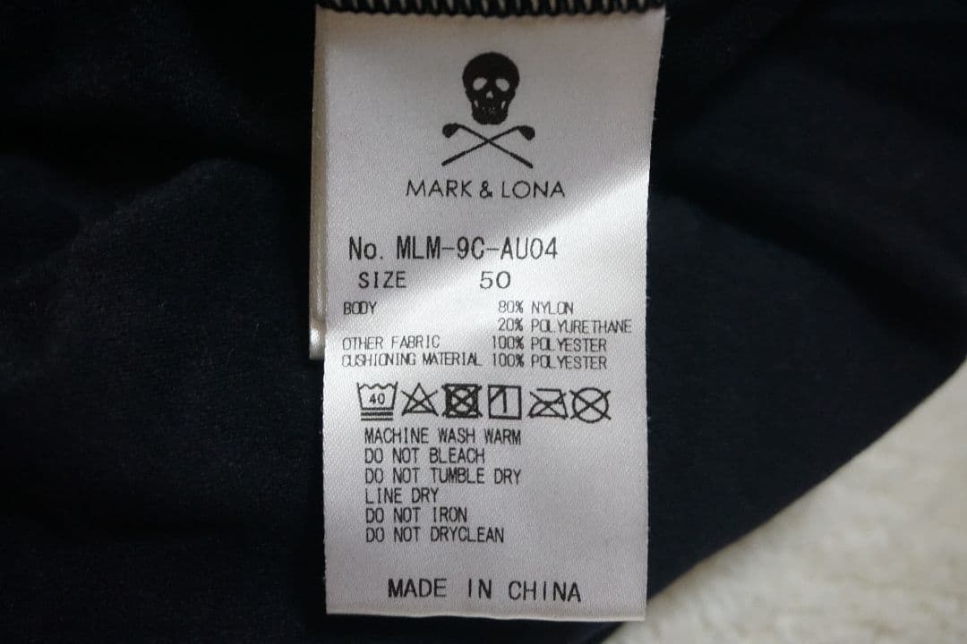 MARC&LONA マークアンドロナ 中綿 インナー 長袖 50 ゴルフ ダウン