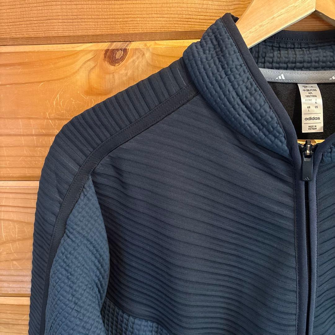 【美品】アディダス ゴルフ COLD. RDY ファブリックミックスジャケット