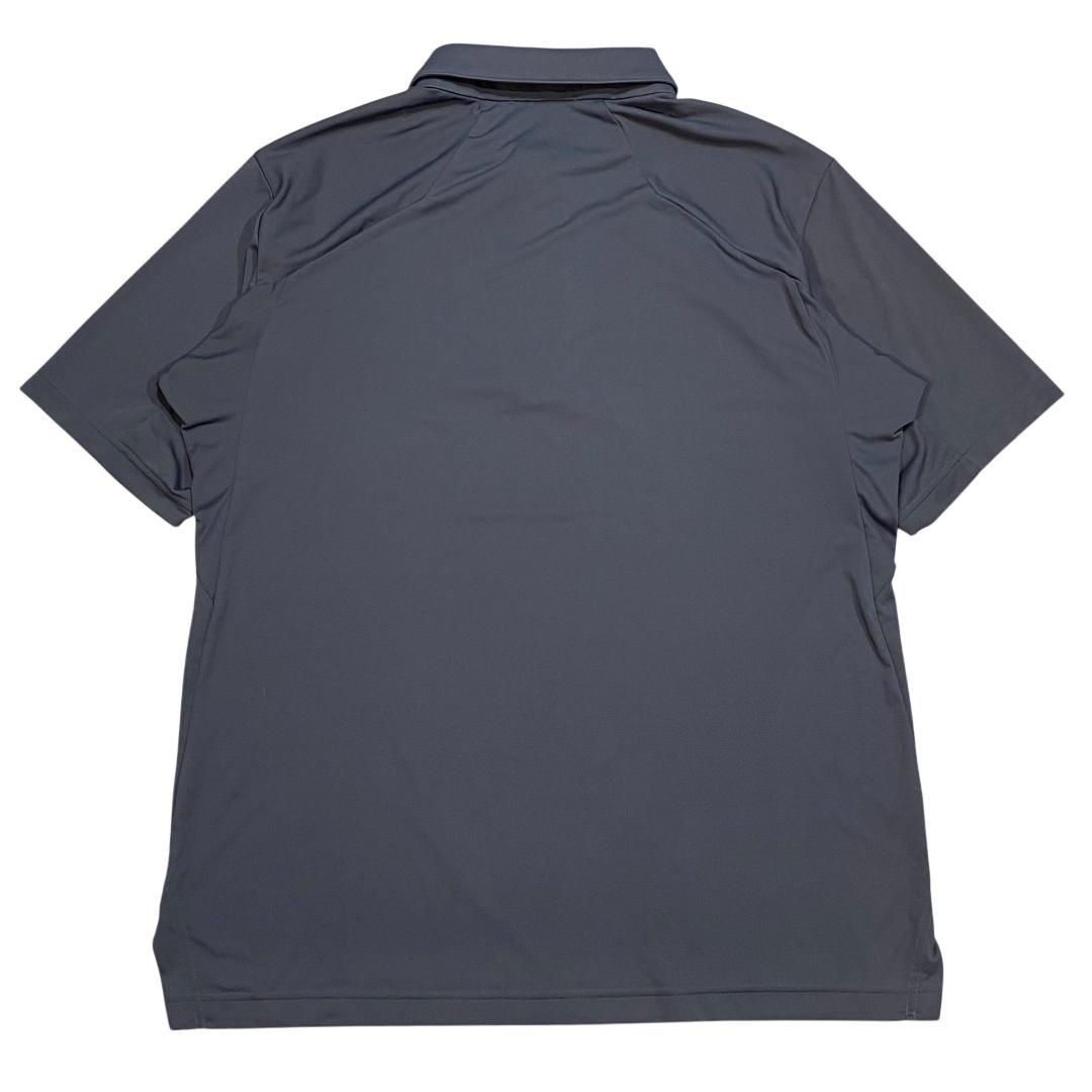 monzee モンジー 半袖 ストレッチ ポロシャツ グレー M メンズ ゴルフ