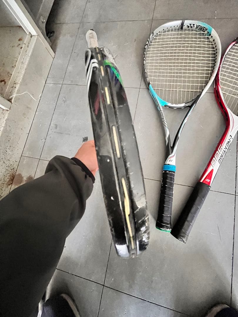 テニスラケット 3本セット 使用感あり