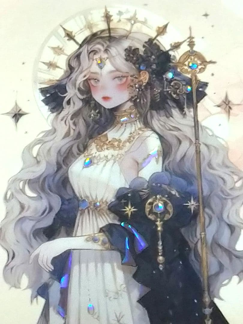 廃盤品✩J1059＃星篁月暮(贝壳光)涧月传说切り売り海外人物女の子AIマステ