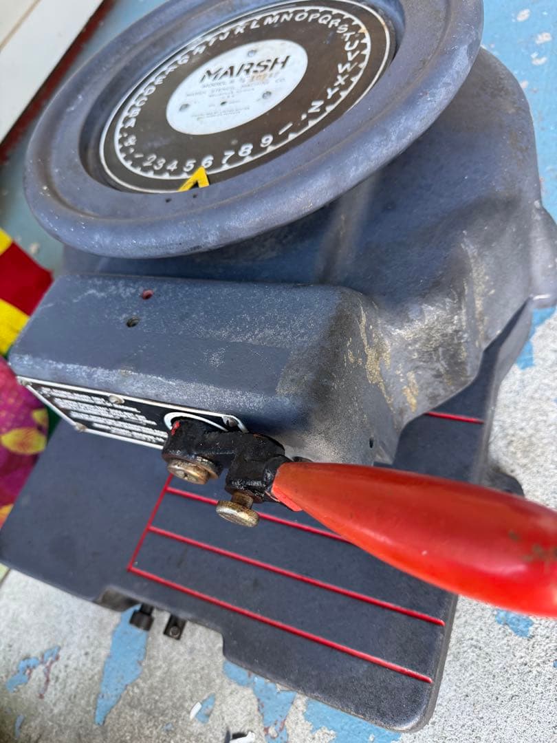 MARSH ステンシルマシン　世田谷ベース好き　ミリタリー好きな方に　3/4