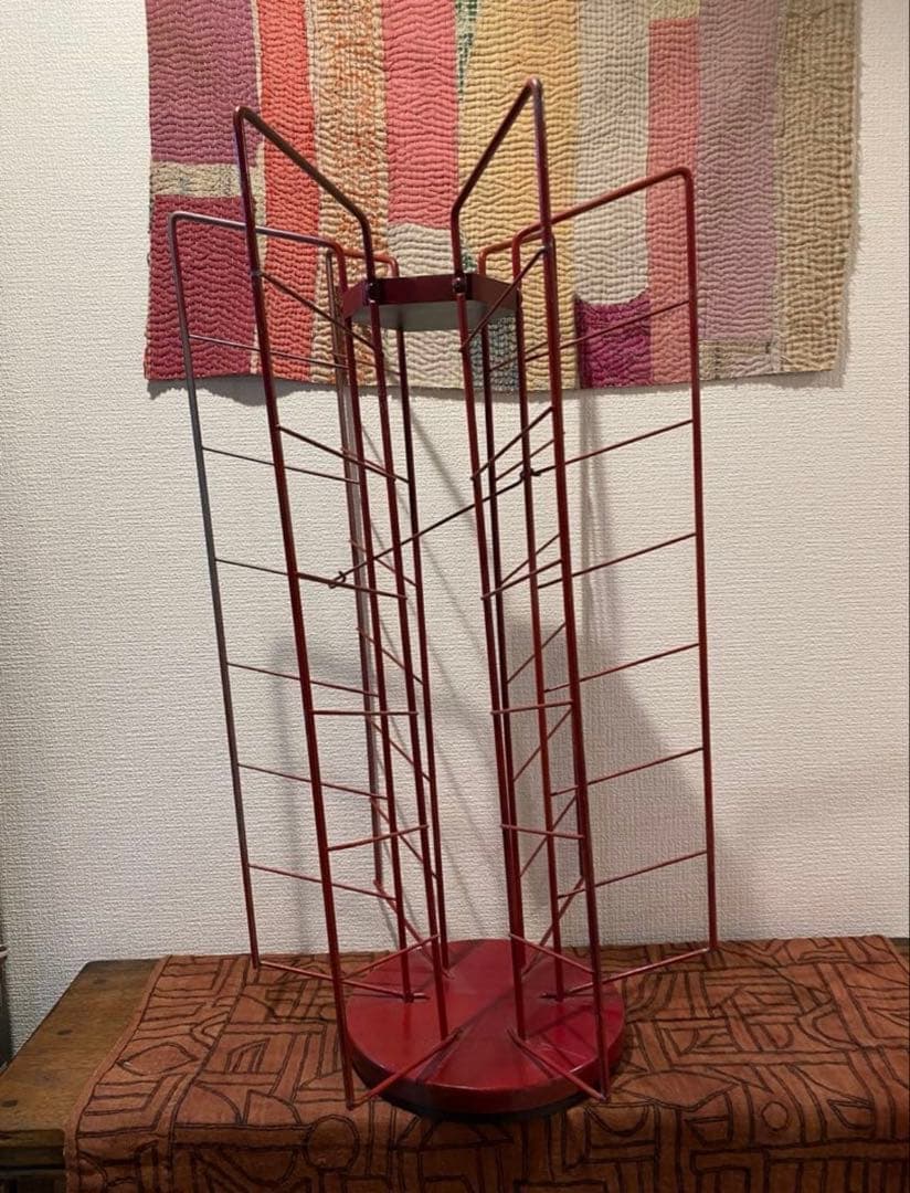 什器　回転ラック1台 古道具
