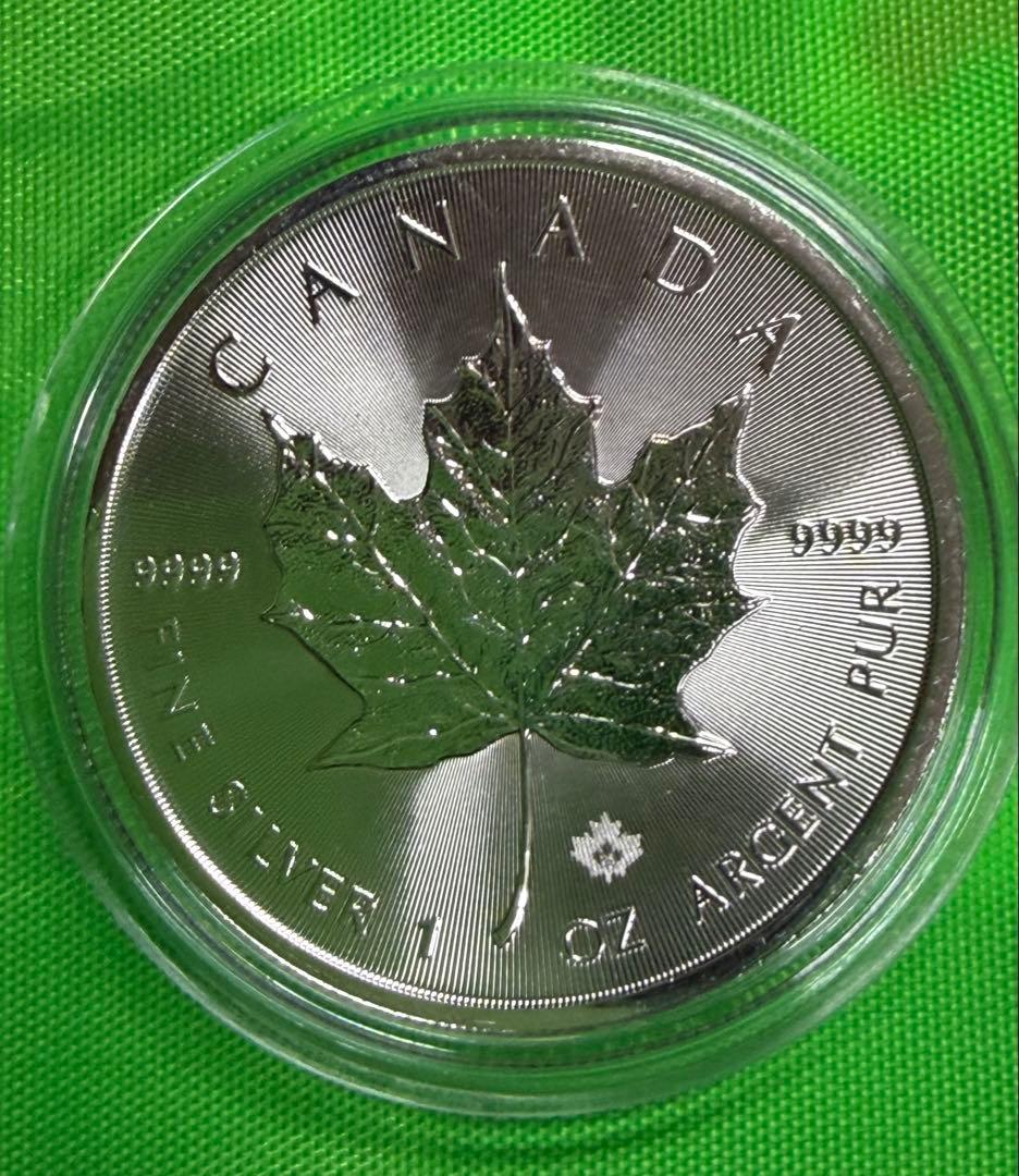 カナダ 2025年 チャールズ3世 銀貨 5ドル　クリアケース付き保証書付
