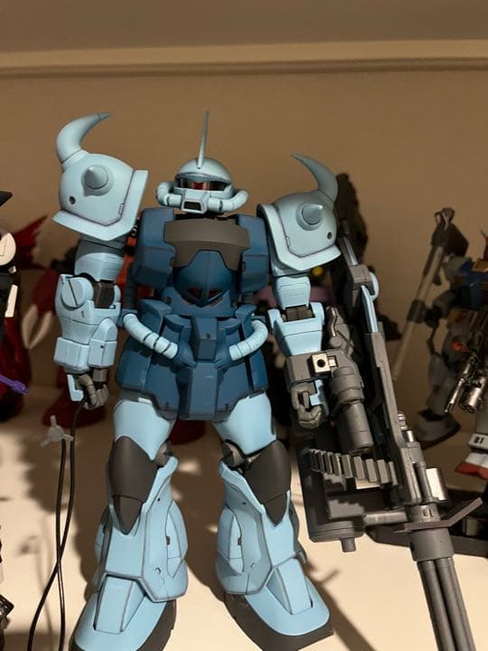 MG1/100ジオン軍高起動型ザク&グフ&グフカスタム　塗装完成品