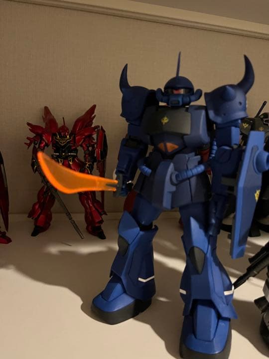 MG1/100ジオン軍高起動型ザク&グフ&グフカスタム　塗装完成品