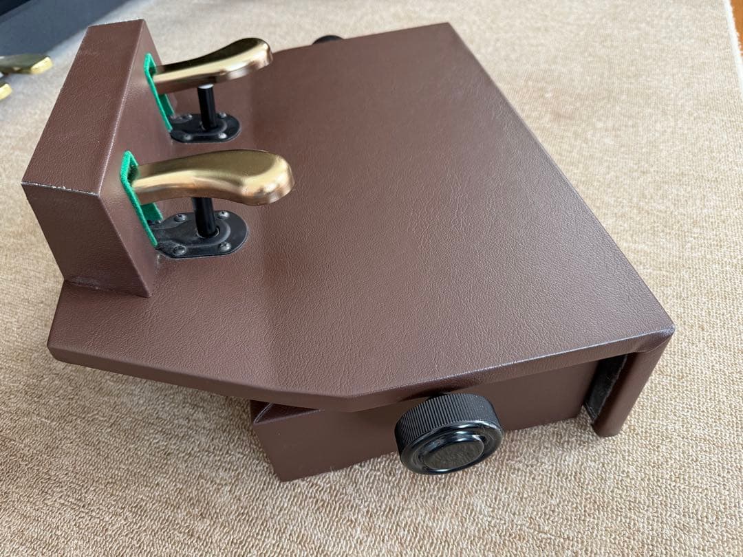 吉澤　PEACOCK ピーコックAX-100α ピアノ補助ペダル　ウォルナット