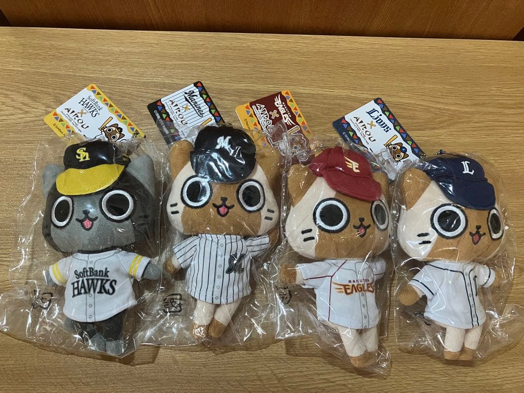 プロ野球キャラクターぬいぐるみ7体セットアイルーメラルーモンハン