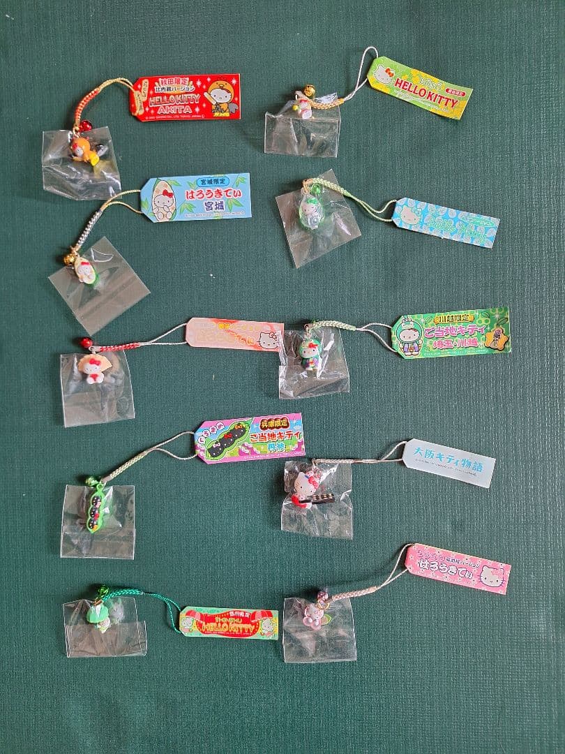 キティストラップ　ご当地キティストラップ１５０種１５０固以上