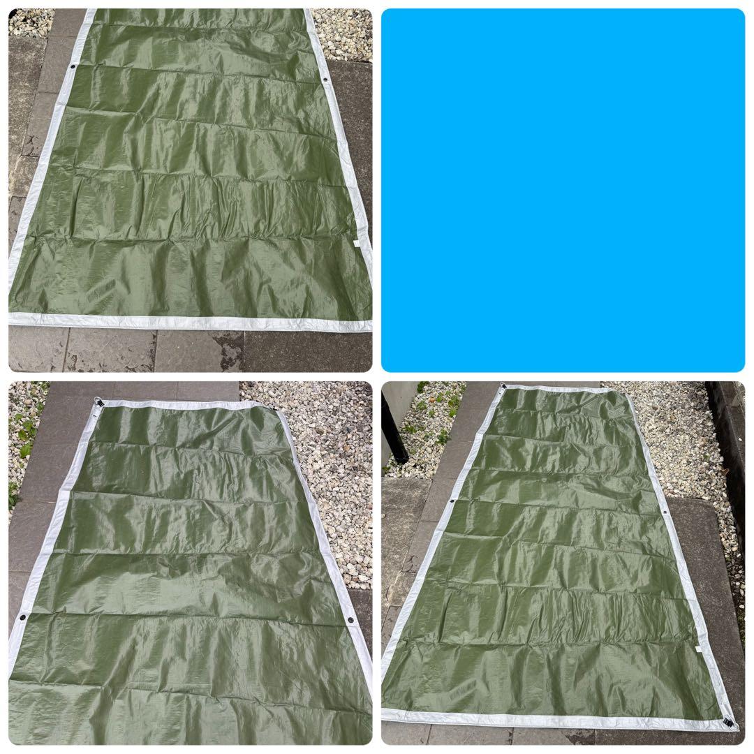 美品モンベル　ムーンライトテント2型アイボリー　純正グランドシート付ゆるキャン