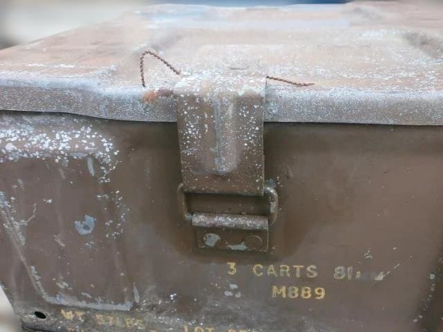 T*k様 米軍　81ｍｍ　迫撃砲用　弾薬箱 　アンモボックス　ラスト1個