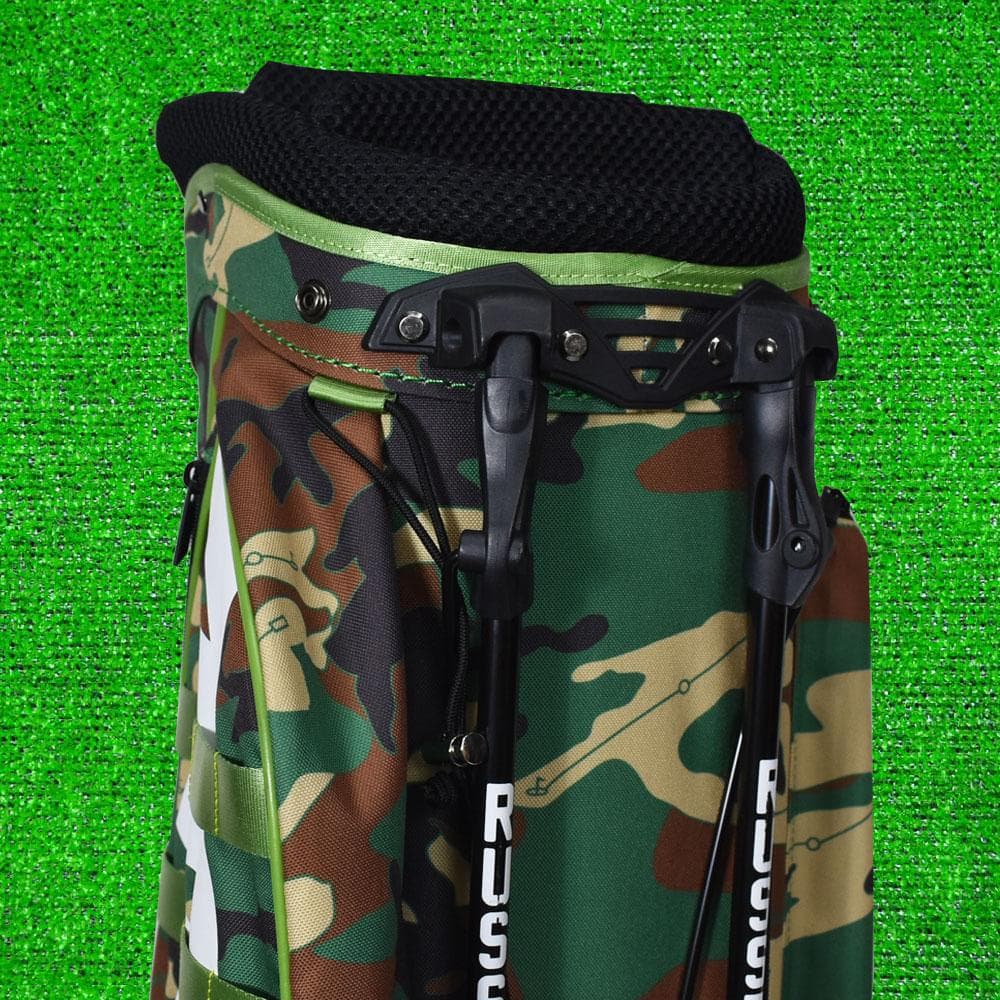 Russeluno/ラッセルノ ゴルフ スタンド式キャディバッグ 【カモ】新品