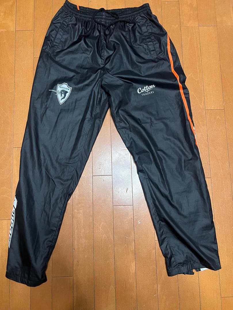 クボタスピアーズ選手支給品　Cotton時代のウインドブレーカーズボンXO