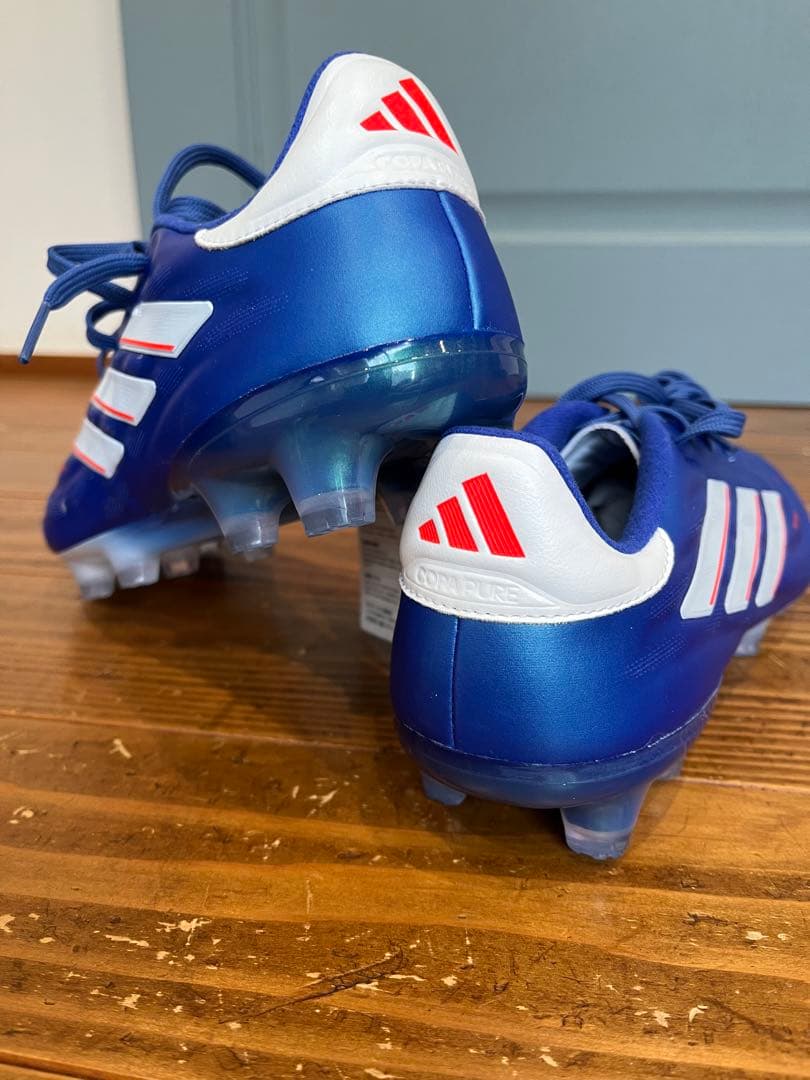 adidasコパPURE 2.1 FG 青 新品上級モデル　値段再値下げました！