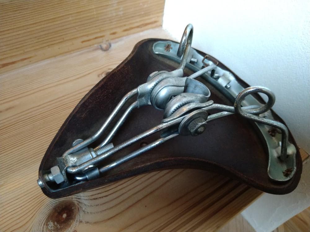 長期保管品★HENRI GAUTHIER　アンリ・ゴーチェ　革サドル