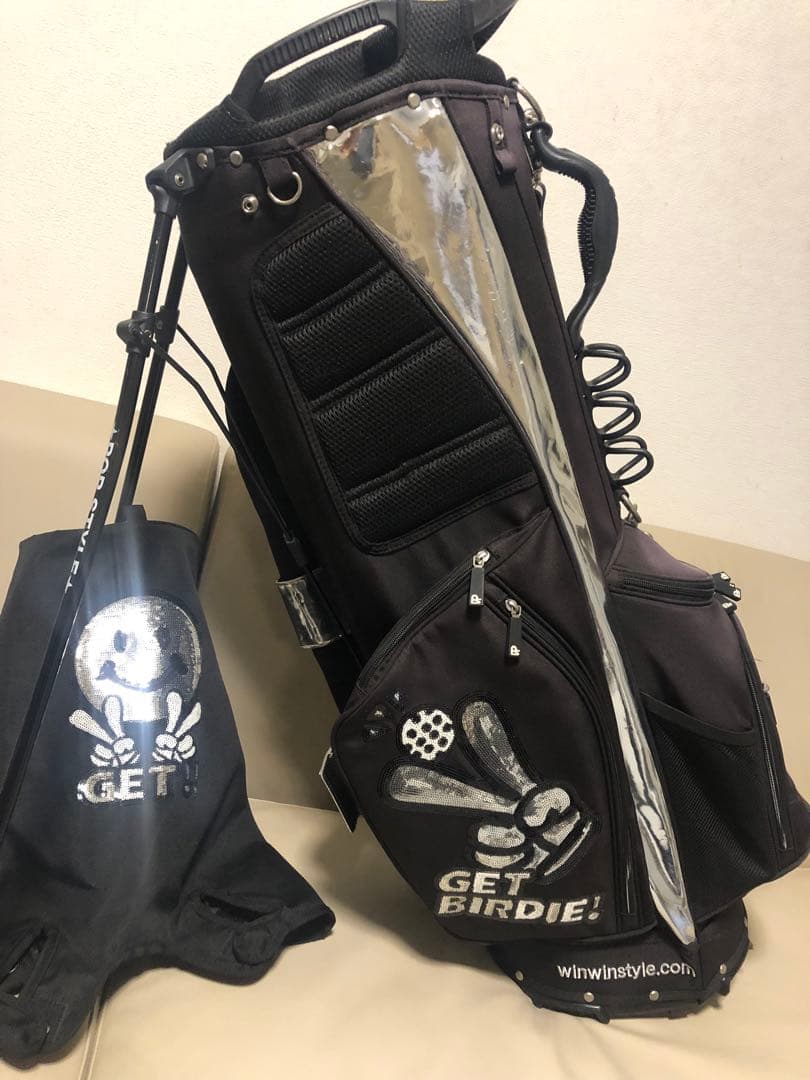 【送料込み】大人気　廃盤希少　ウィンウィンスタイル　キャディバッグ　ゴルフバッグ