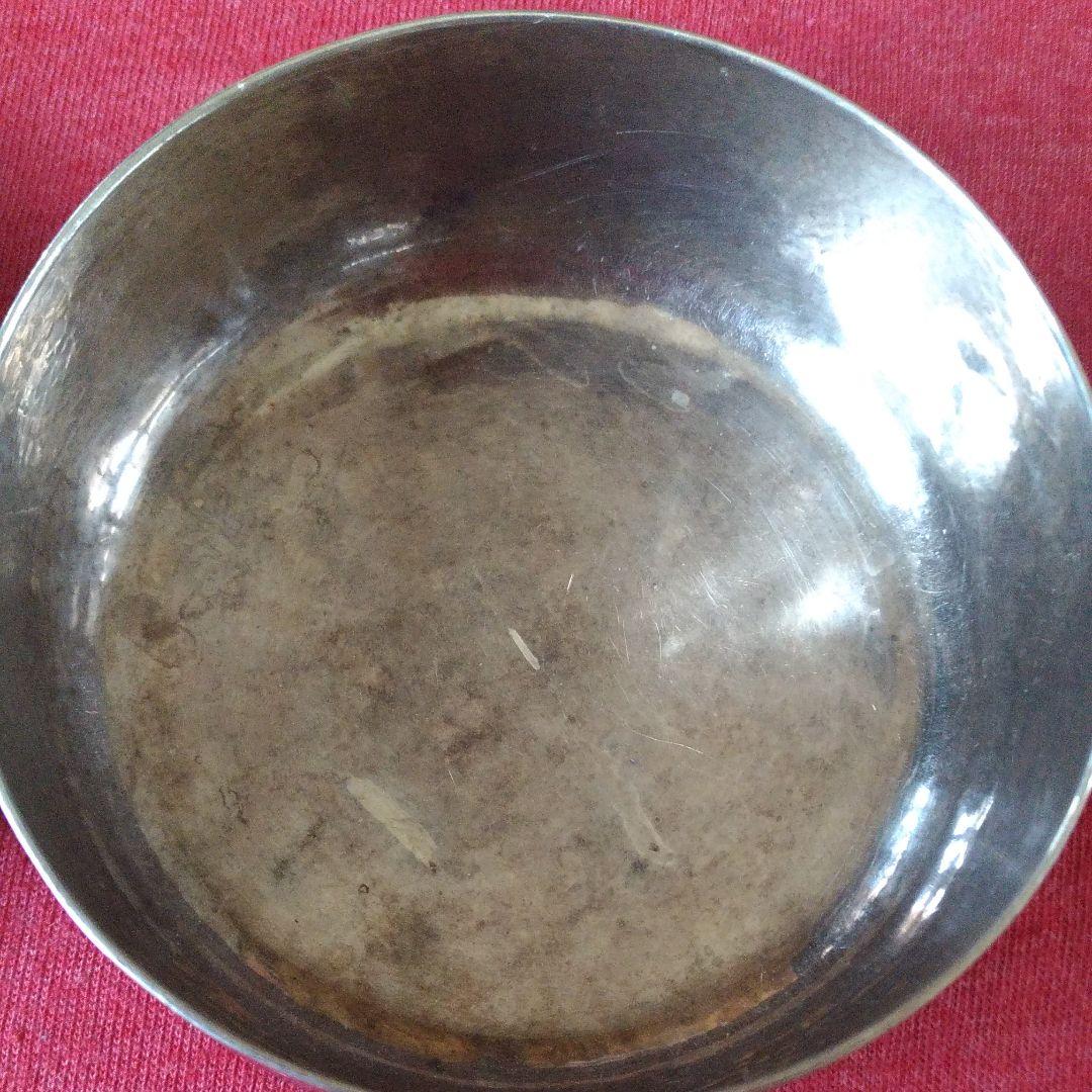 丹金。銀製。ヤンポ、やんぽ。小物入れ。菓子入れ。ボンボニエール。74g。中古品。